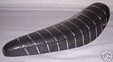 Black Metallic Pleated Banana Seat Stingray Saddle Bicycle
