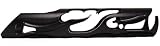 Maddog Designz Aluminum Ion Body - Flames - Dust Black