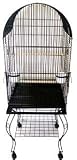 Brand New Parrot Bird Cage Cages Dome w/Stand 24x24x62-0204AS