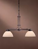 Minka Lavery Lights 1862-66 2LT Linear Island Light Black Iconic Contemporary island lights