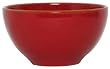 Terracotta Glazed Pottery Dark Red Medium Bowl 8"D 4.5"H