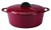Daniel Boulud Kitchen Infiniti Cast Iron Cookware 6.5 quart Round Roaster, Red