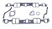 Edelbrock 7201 Intake Manifold Gasket - Pair