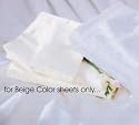 King Bed Sheet Set - Beige Maxicale 500TC - 10JU553BE
