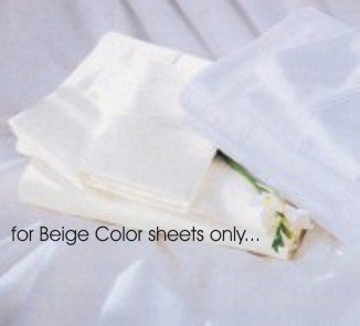 Southern Textiles Beige Ivory 500 Thread Count Cal King Size Bed Sheet Set