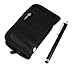 COSMOS ® Brand Black Nylon Memory Card Holder Case Bag for Sim card SD CF XD card + Black Stylus/St