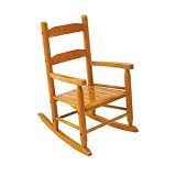 Wooden Children's 2-Slat Rocking ChairSelect Color: Honey - 18123