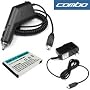 Bargaincell- 3-Piece Value Combo Pack Of HTC T-Mobile Dash PDA Smartphone Includes: Vehicle Cigarette Lighter Power Charger with IC Chip + Home Wall Travel Plug in Ac Charger + Standard Lithium-Ion Replacement Battery
