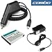 Bargaincell- 3-Piece Value Combo Pack Of HTC T-Mobile Dash PDA Smartphone Includes: Vehicle Cigarette Lighter Power Charger with IC Chip + Home Wall Travel Plug in Ac Charger + Standard Lithium-Ion Replacement Battery