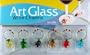 Art Glass Wine Charms Assorted Grape Theme