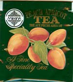 Peach Apricot Tea Single Foil Wrapped Tea Bag by Culinary Teas