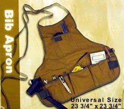 8 POCKET CANVAS BIB - PW1451