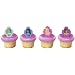Barbie Three Musketeers Cake Cupcake (12) Ring Favors