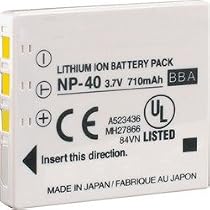 2 Pack of Fujifilm NP-40 Eq. Digital Camera Battery