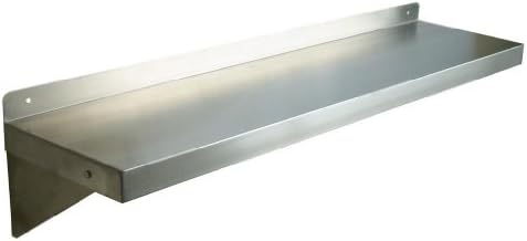Wall Shelf. 36" X 7" Deep. Made in USA. 16 Gauge 304/L Stainless Steel.