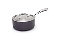 Typhoon Greenpan Hard Anodised Induction Saucepan, Vienna, 16 cm
