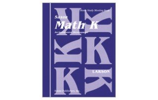 Math K: Homeschool Kit (Homeschool Math Grade K)
