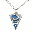 Detroit Lions Chain Necklace & Pewter Pendant - NFL Football Fan Shop Sports Team Merchandise