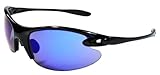 JiMarti RV17 Sunglasses for Golf, Cycling, Running. Mirror lens colors. TR90 Frame.