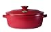 Kitchen & Housewares : Emile Henry Flame Top 6-1/3-Quart Oval Oven, Red