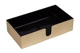 Caspari Lacquer Guest Towel Holder, Gold