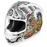 ICON ALLIANCE SHAKKI HELMET (MEDIUM) (WHITE)
