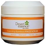 Desert Essence Foaming Bamboo Face Scrub 2oz( Double Pack)