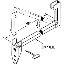 Patio Door Security Bar by International Pro Source