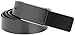 Calvin Klein Men's 32mm Feather Edge Strap Belt With Two Toned Plaque Buckle