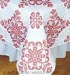 Jack Dempsey Stmpd White Quilt Blocks 18 Inch X18 Inch -Colonial Willamsburg