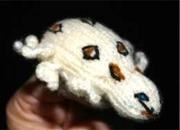Childrens Toyshop  Toys : Finger Puppet Educational Toy Hand Knit Soft Wool FP_SPIDERWHITE