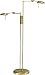 Twinn Satin Brass Halogen Floor Lamp