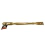 2 New Bamboo Back Scratcher Massager Wooden Body Stick Roller Backscratchers Set