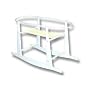 Jolly Jumper Rocking Moses Basket Stand Antique White