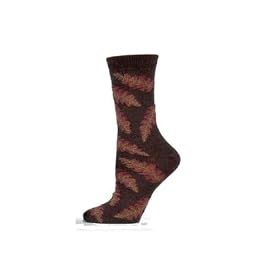 Buy Biella Women Anelle Extra Fine Merino Wool Leaf Crew Sock by Biella