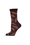 Biella Women Anelle Extra Fine Merino Wool Leaf Crew Sock