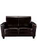 Leather Geneva Love Seat