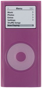External hard drive:Jensen Silicone Case for iPod nano 2G (Pink)