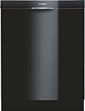 Bosch 24" 500 Series Black Undercounter Dishwasher