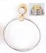 Allied Brass Venus Towel Ring in Oil Rubbed Bronze, Groovy Accent