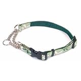 Coastal Pet Products Daisy Adjustable Jacquard Check Choke Collar for Dogs