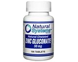 Natural Systems Zinc Gluconate 50 mg 100 tablets Immune Prostate Health