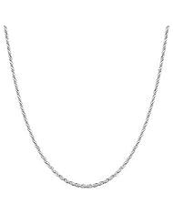Sterling Silver Rope Chain 24in