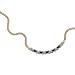 Sapphire and Diamond X-O Tennis Necklace