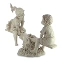 Boy & Girl on See-saw Garden Statue