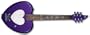 Daisy Rock Debutante Heartbreaker Short Scale Princess Purple Electric Guitar