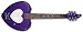 Debutante Heartbreaker Short Scale Guitar, Princess Purple