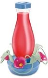 Outdoor Living : EZ Fill Glass Hummingbird Feeder
