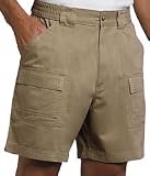 Boca Classics Side Elastic Twill Cargo Shorts
