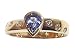 0.60 cts Genuine Tanzanite Ring - 14kt White or Yellow Gold FREE GIFT BAG!